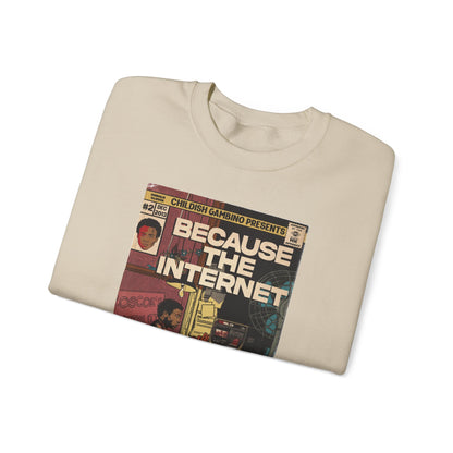 Childish Gambino- Because The Internet - Unisex Heavy Blend™ Crewneck Sweatshirt