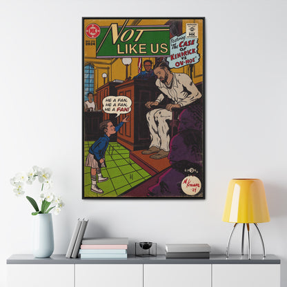 Kendrick Lamar - Not Like Us - Gallery Canvas Wraps, Vertical Frame