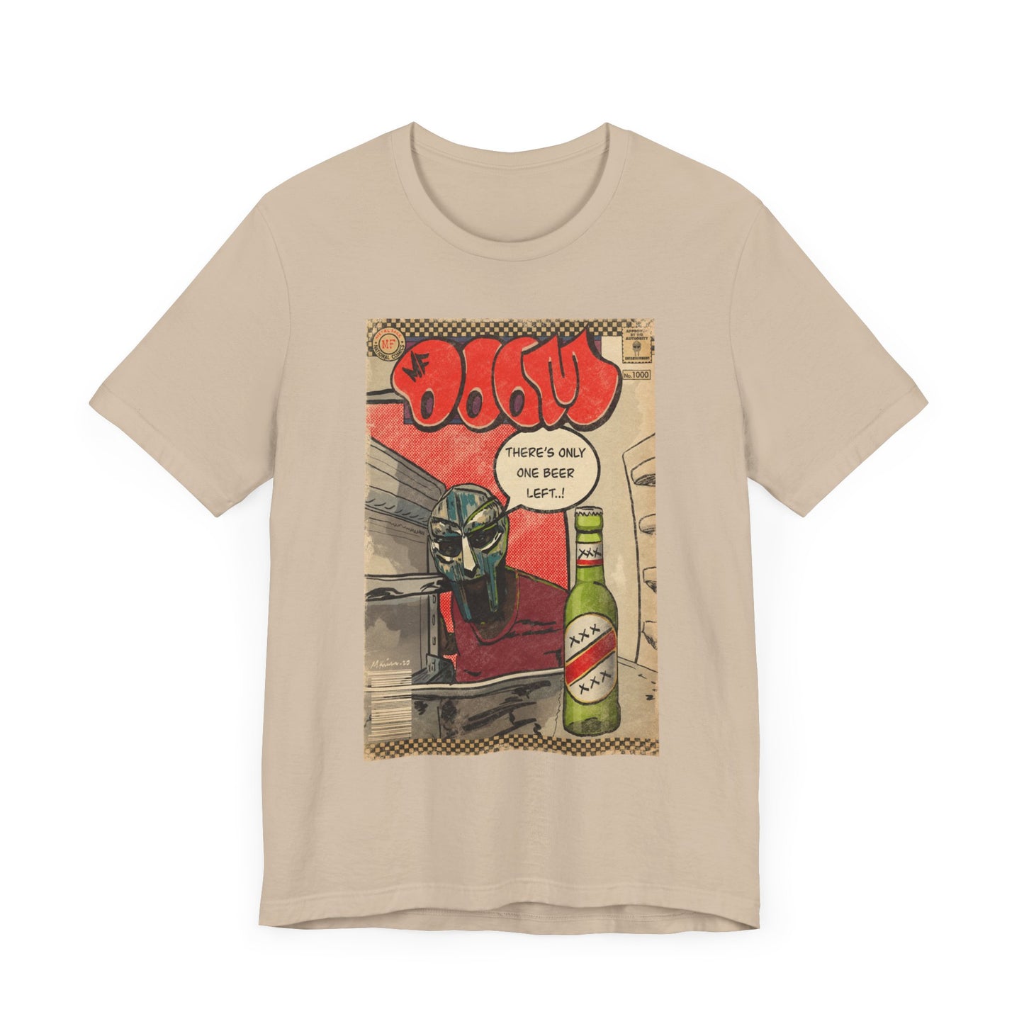 MF DOOM - One Beer- Unisex Jersey T-Shirt