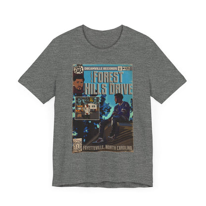 J Cole - 2014 Forest Hills Drive - Unisex Jersey Short Sleeve Tee