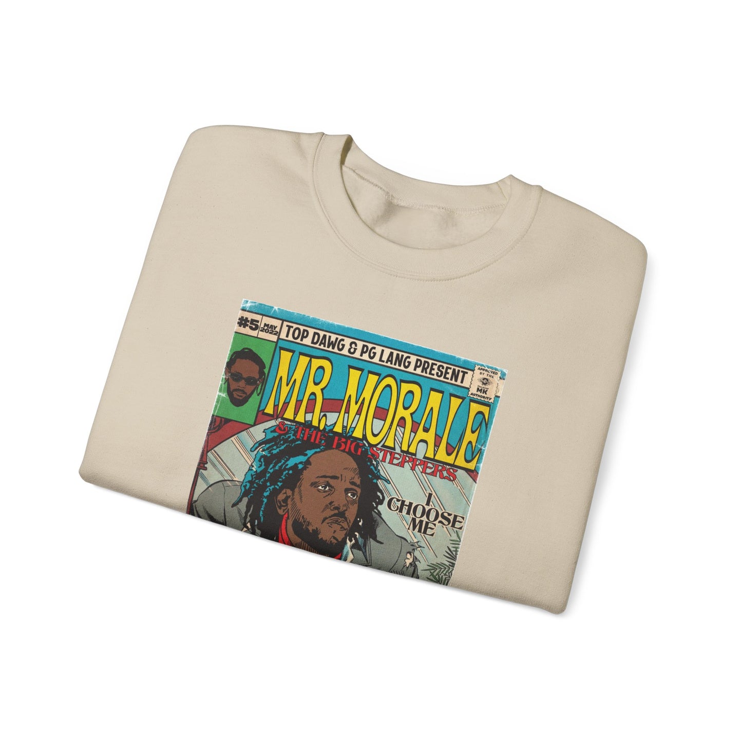 Kendrick Lamar- Mr. Morale & The Big Steppers - Unisex Heavy Blend™ Crewneck Sweatshirt