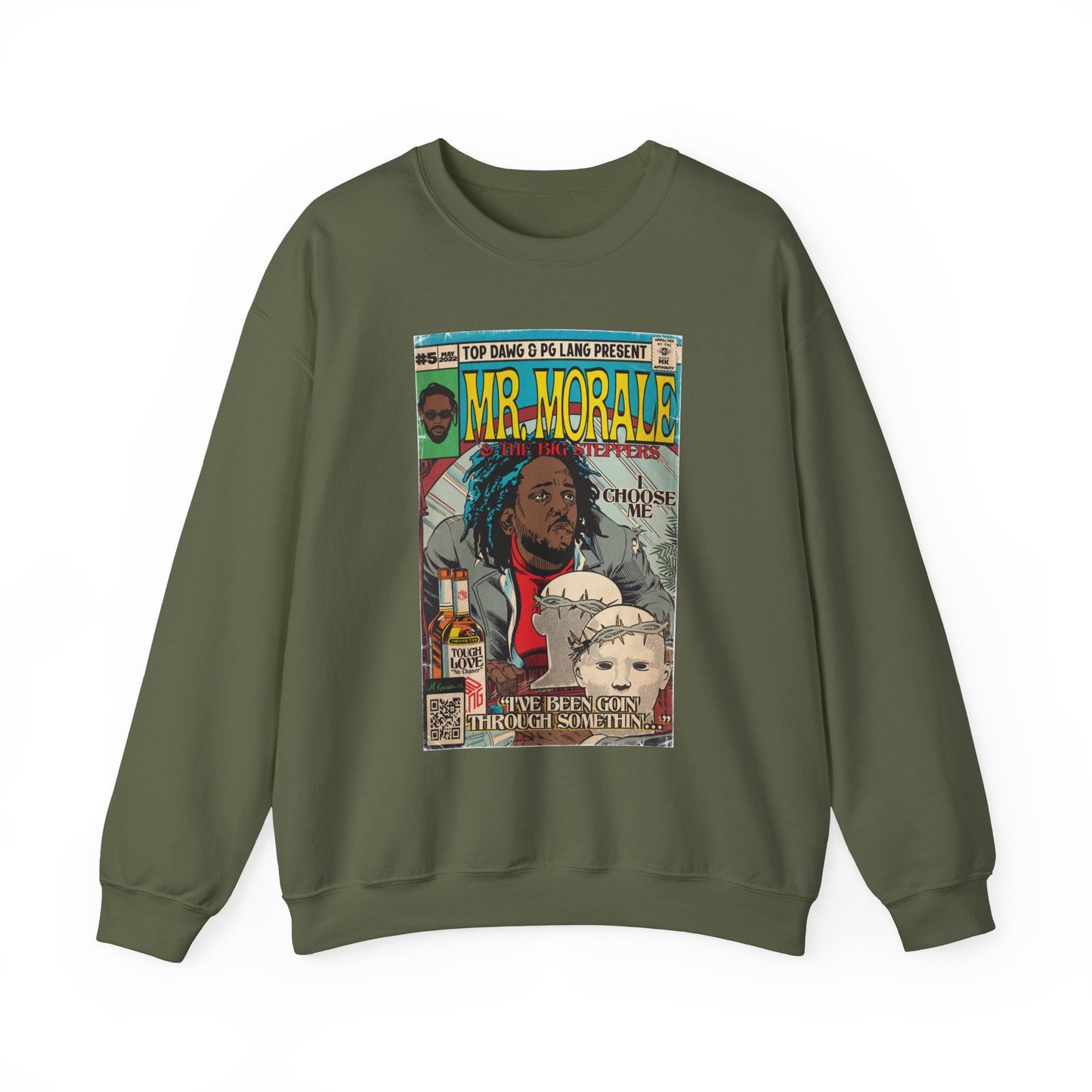 Kendrick Lamar- Mr. Morale & The Big Steppers - Unisex Heavy Blend™ Crewneck Sweatshirt