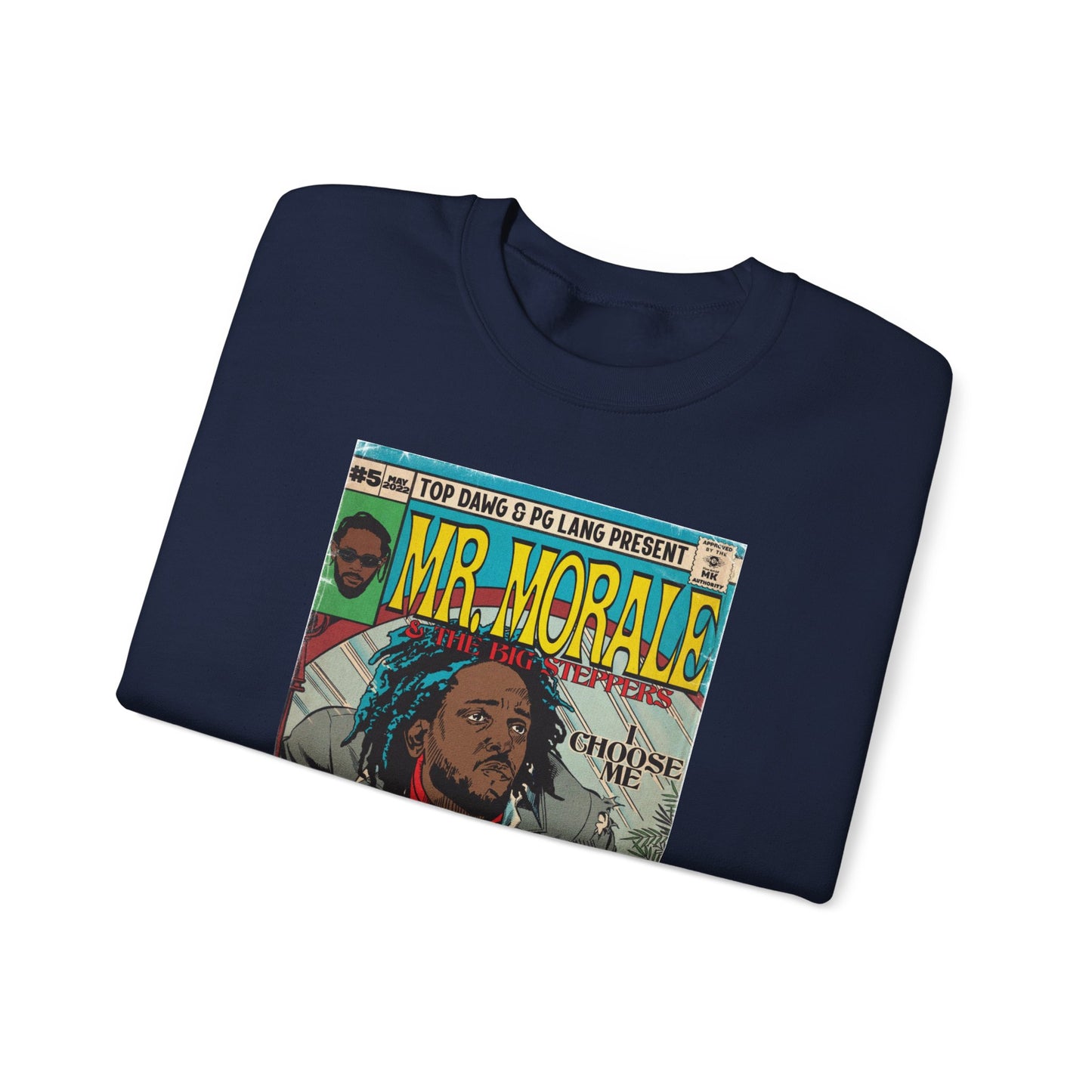 Kendrick Lamar- Mr. Morale & The Big Steppers - Unisex Heavy Blend™ Crewneck Sweatshirt