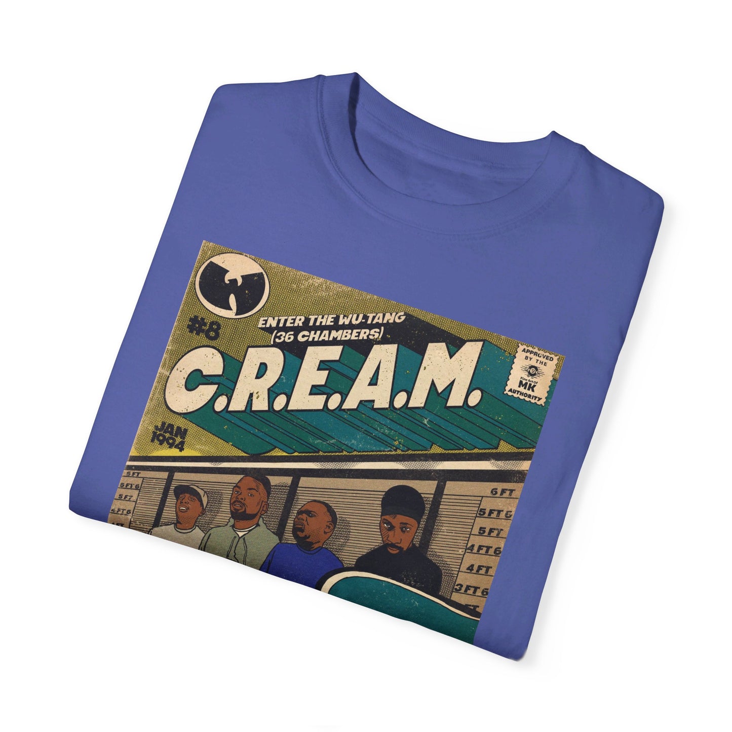 Wu-Tang Clan - C.R.E.A.M - Unisex Comfort Colors T-shirt