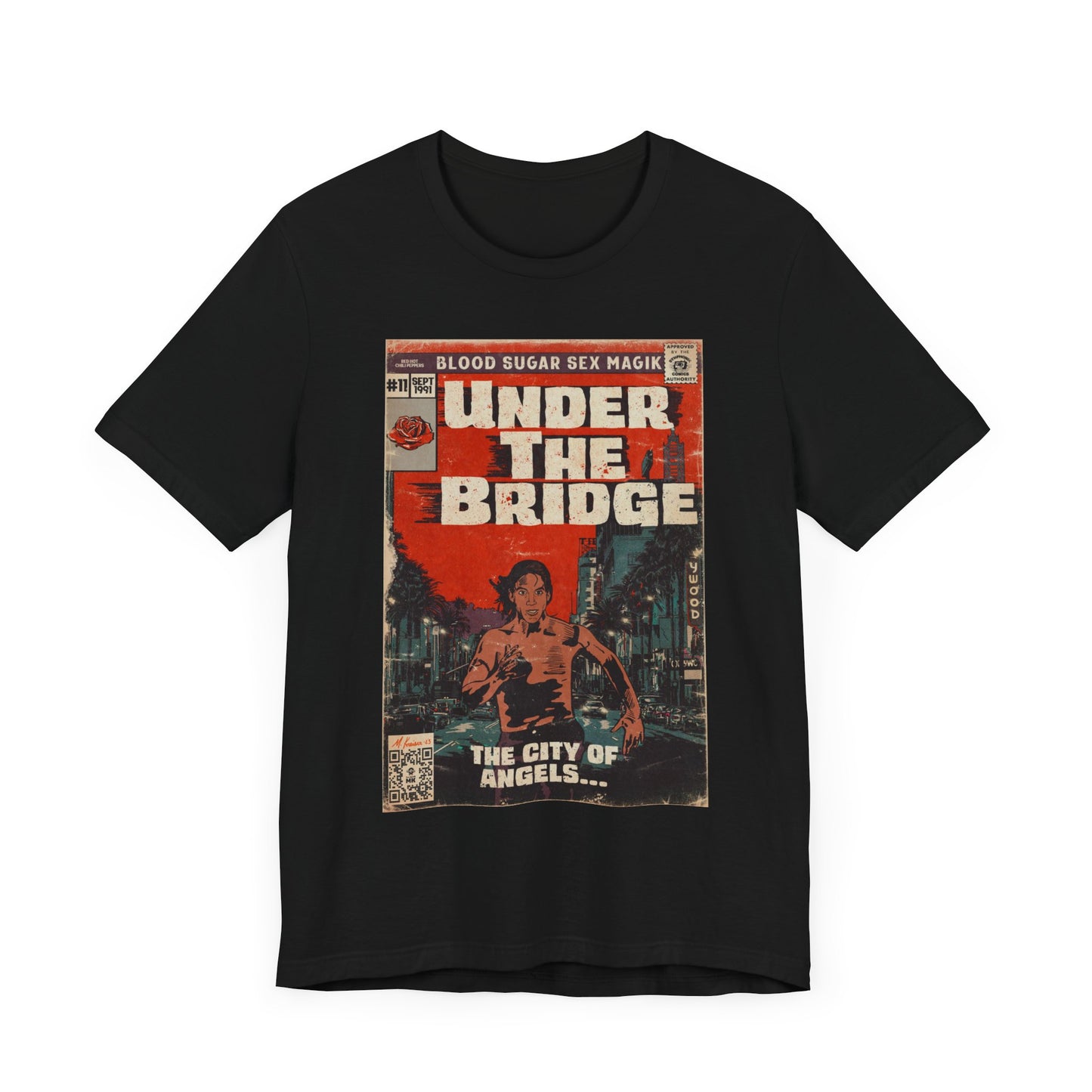 Red Hot Chili Peppers- Under The Bridge - Unisex Jersey Short Sleeve Tee