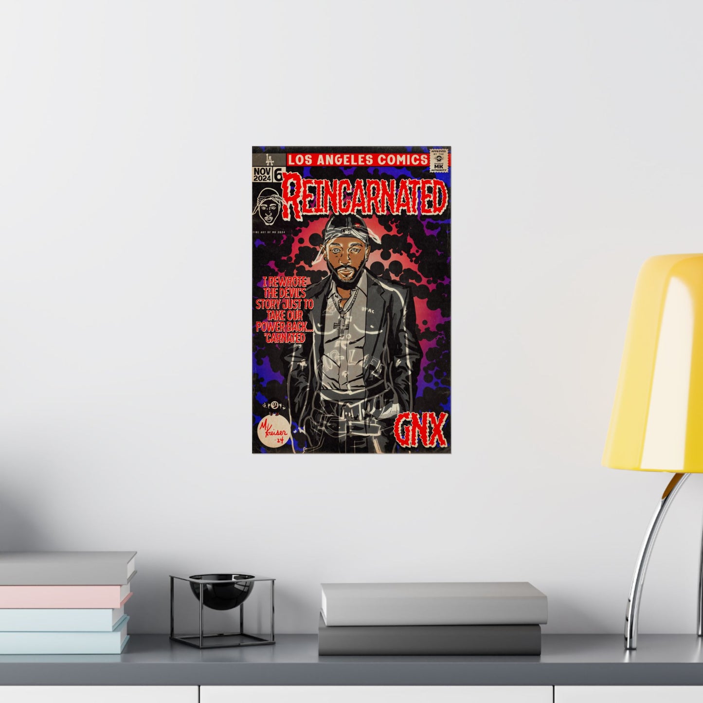 Kendrick Lamar - Reincarnated - Matte Vertical Posters