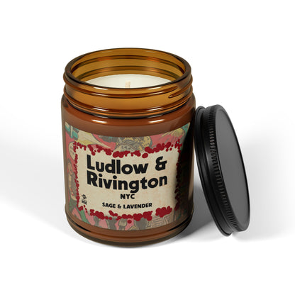 Ludlow & Rivington - Scented Soy Candle (Multi-Size, Amber Jar)