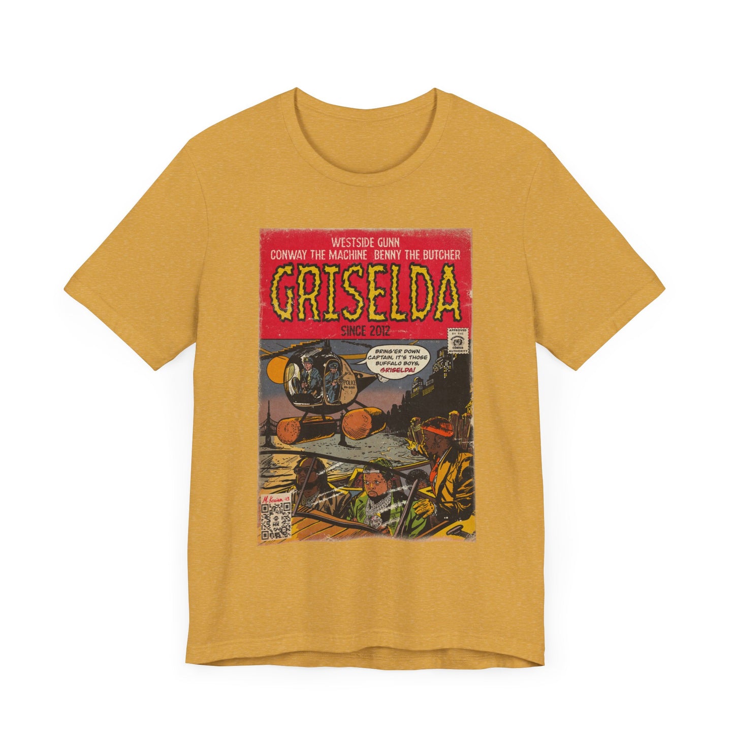 Griselda - Comic Book Art - Unisex Jersey Short Sleeve Tee