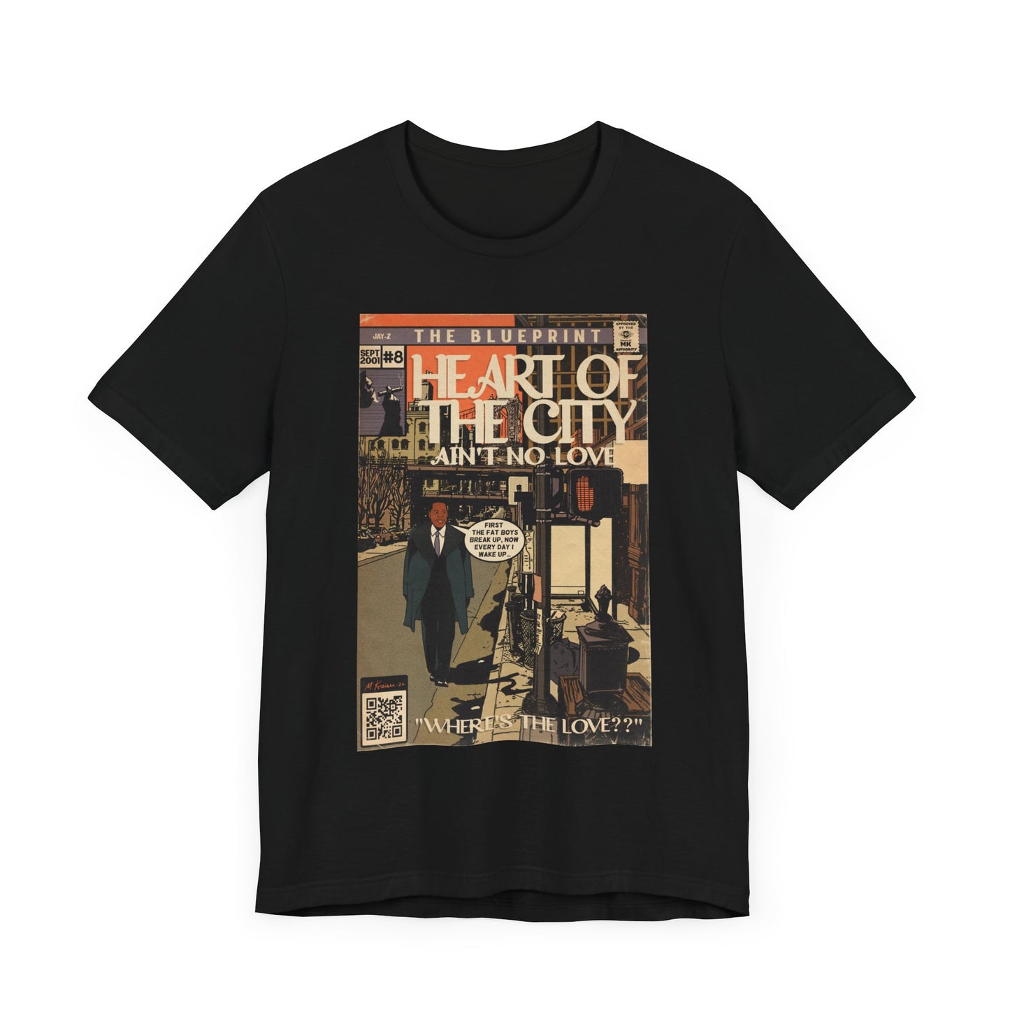 Jay-Z - Heart Of The City - Unisex Jersey Short Sleeve Tee