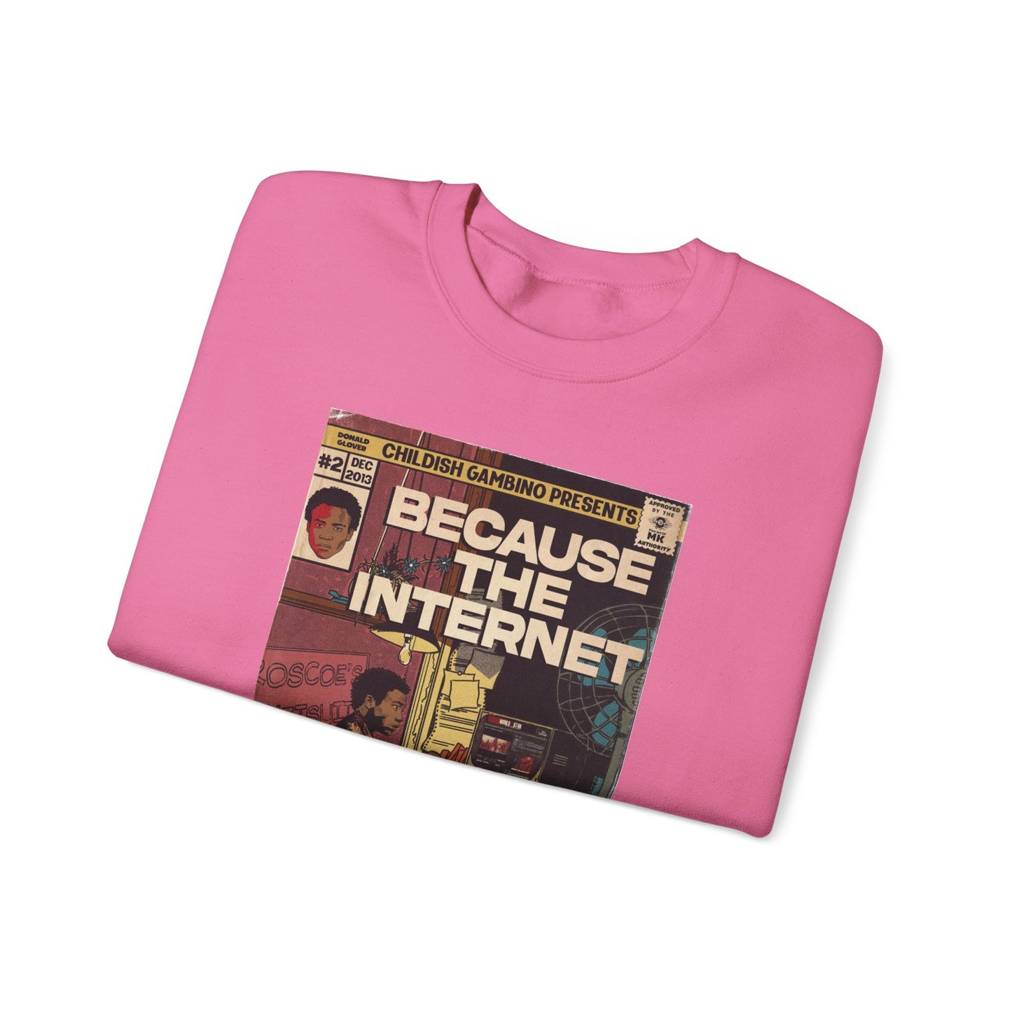 Childish Gambino- Because The Internet - Unisex Heavy Blend™ Crewneck Sweatshirt