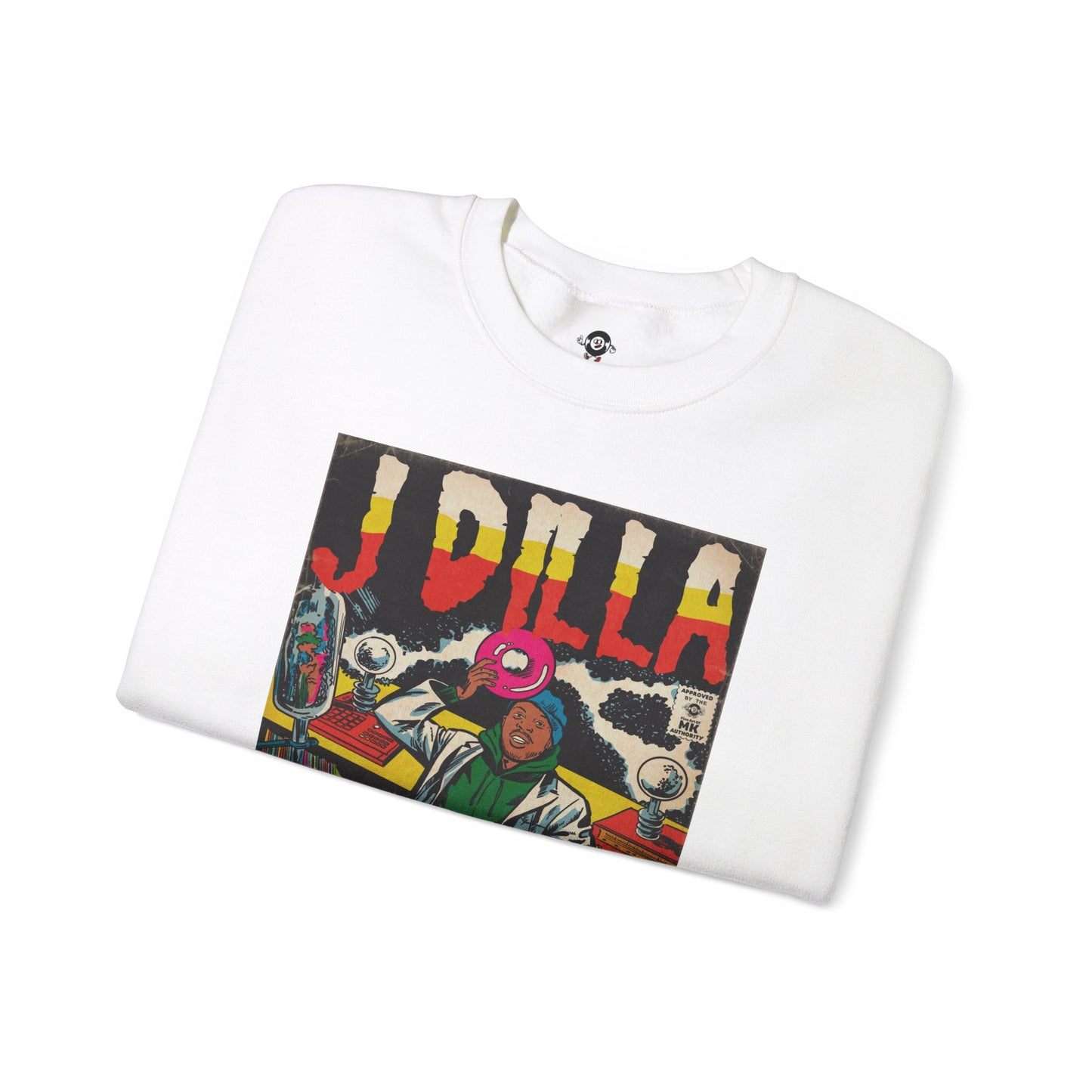 J Dilla - Comic Book Art - Unisex Heavy Blend™ Crewneck Sweatshirt