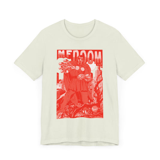 DOOM - Comic Book Art - RED VARIANT - Unisex Jersey Short Sleeve Tee