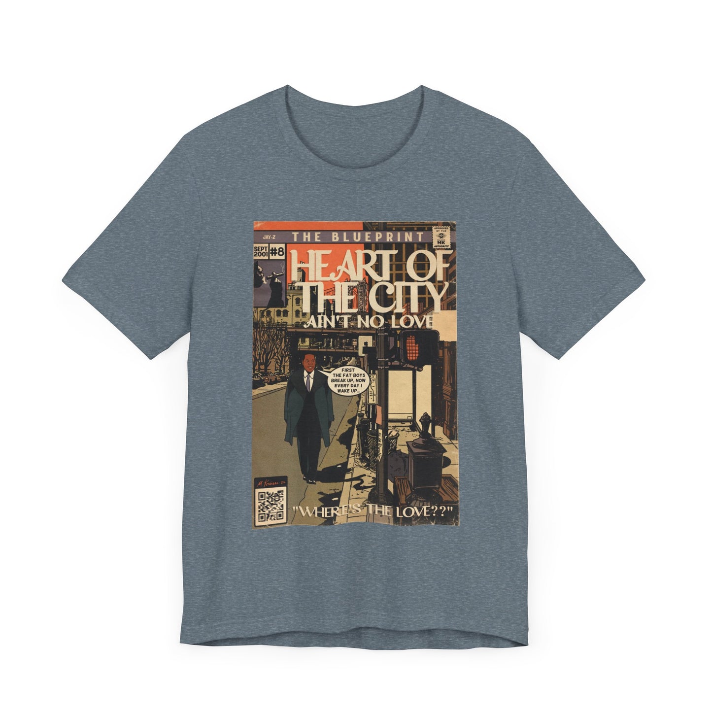 Jay-Z - Heart Of The City - Unisex Jersey Short Sleeve Tee