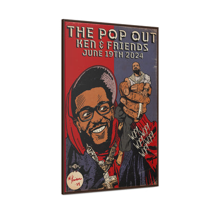 Kendrick Lamar - The Pop Out  - Gallery Canvas Wraps, Vertical Frame