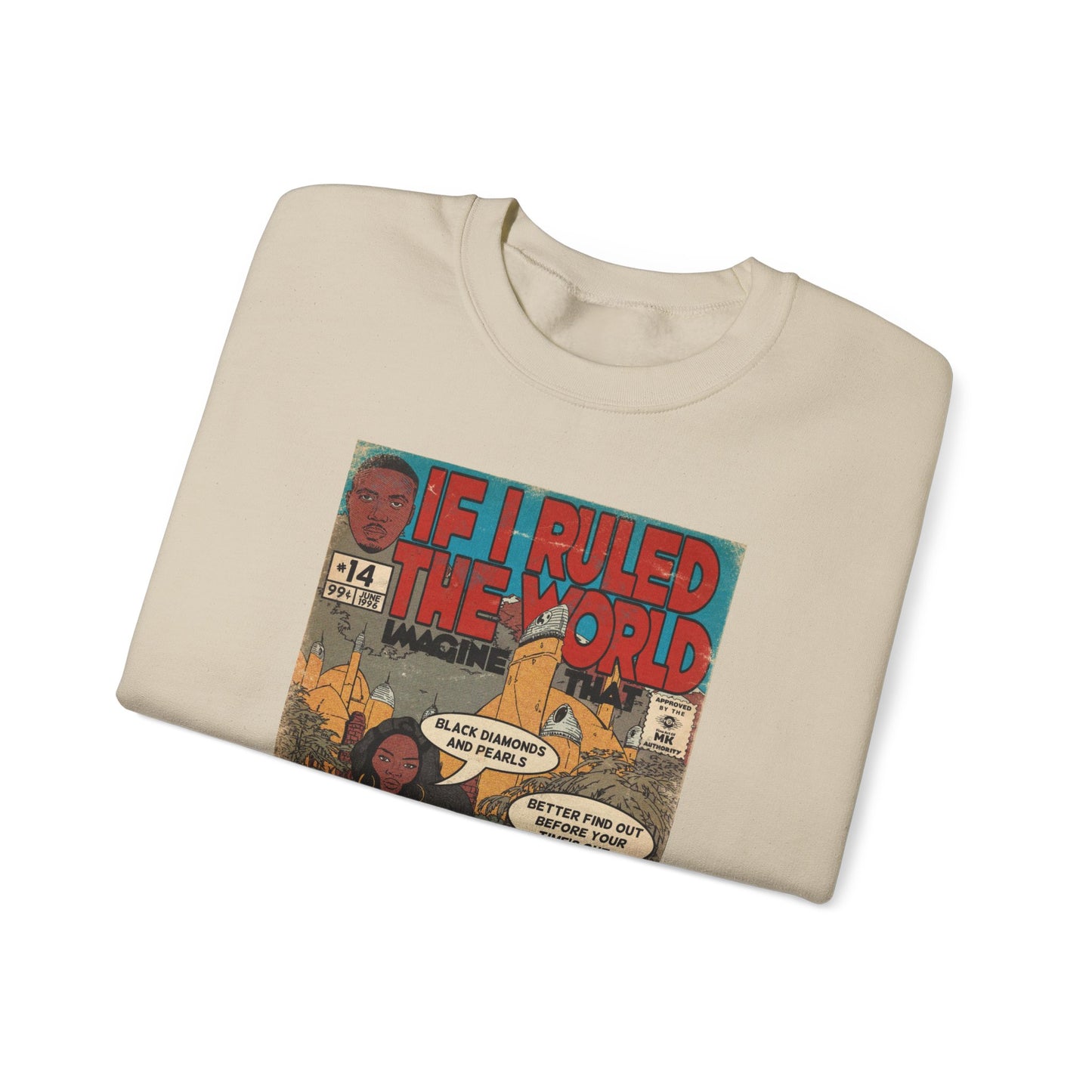 Nas & Lauryn Hill - If I Ruled The World- Unisex Heavy Blend™ Crewneck Sweatshirt