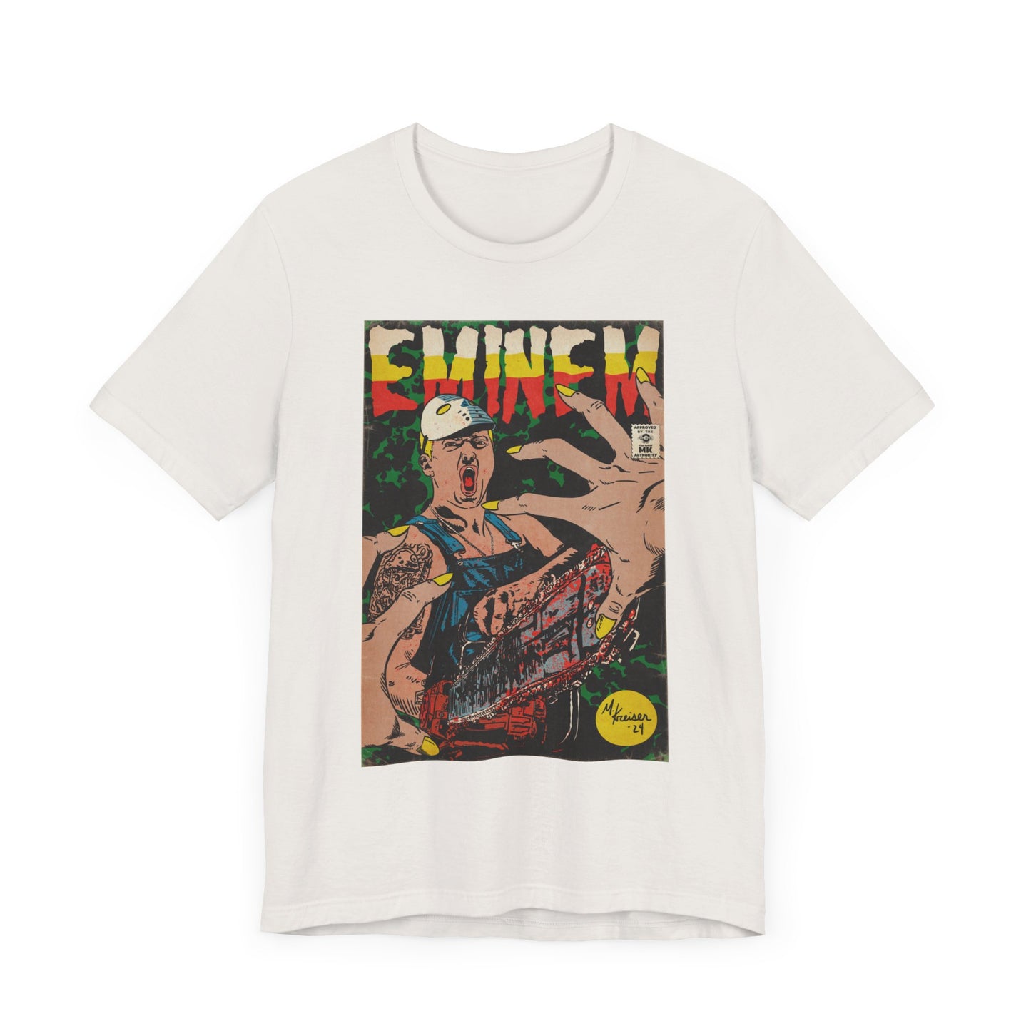 Eminem - Comic Book Art - Unisex Jersey Short Sleeve Tee