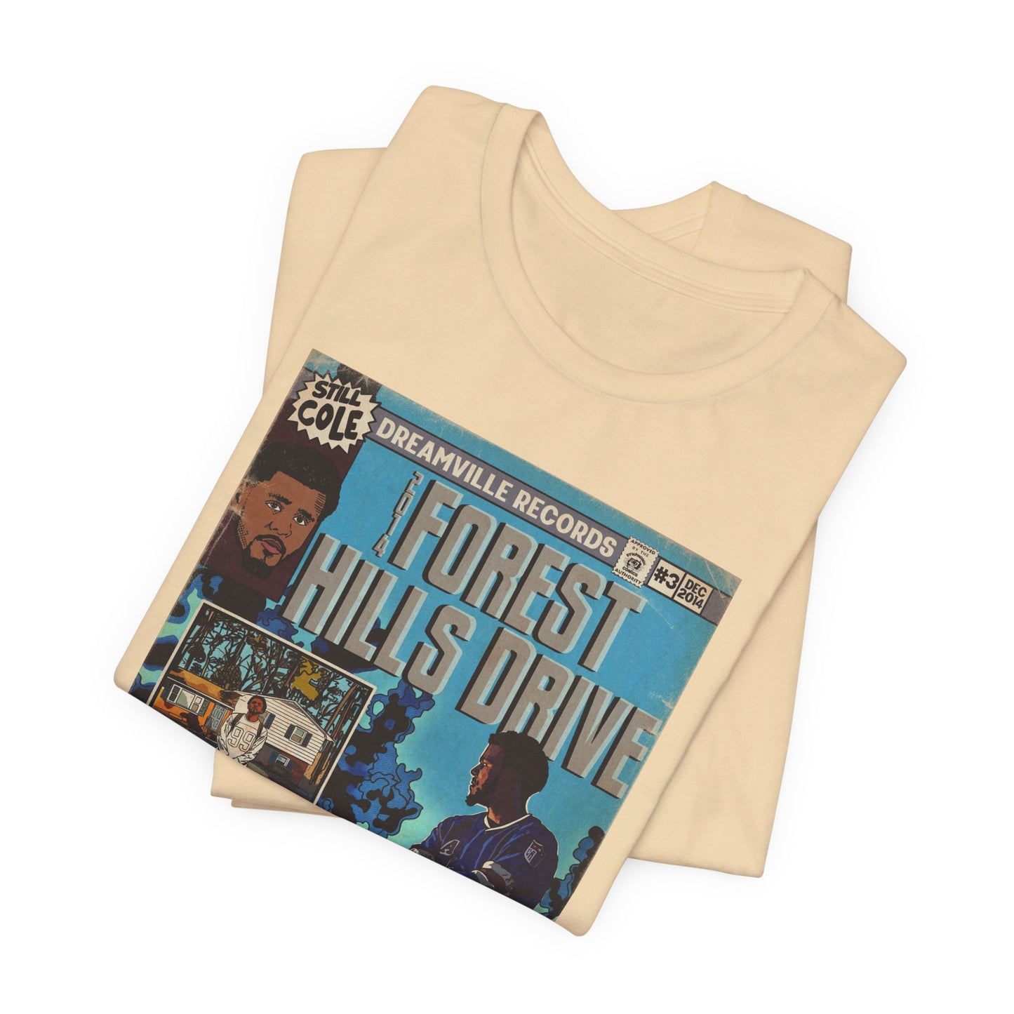 J Cole - 2014 Forest Hills Drive - Unisex Jersey Short Sleeve Tee