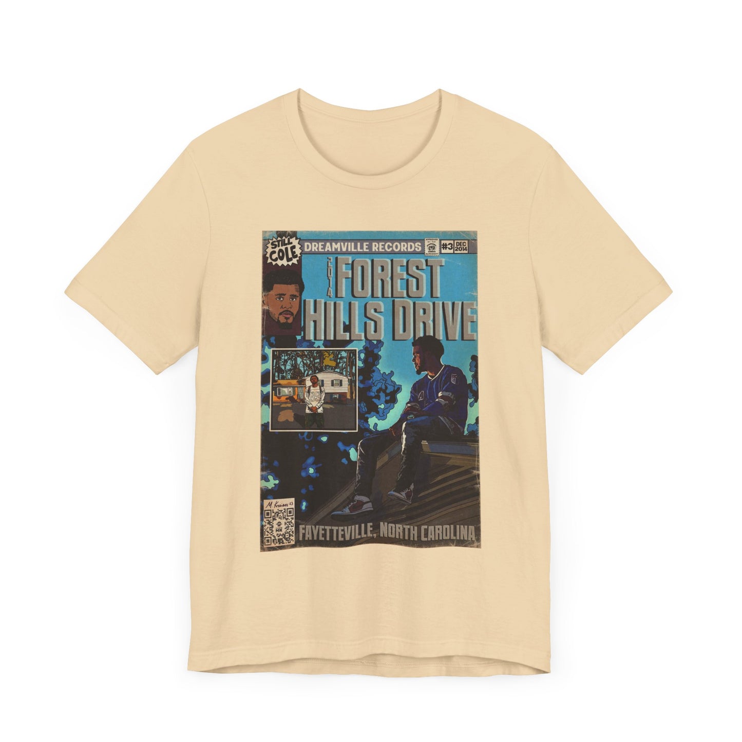 J Cole - 2014 Forest Hills Drive - Unisex Jersey Short Sleeve Tee