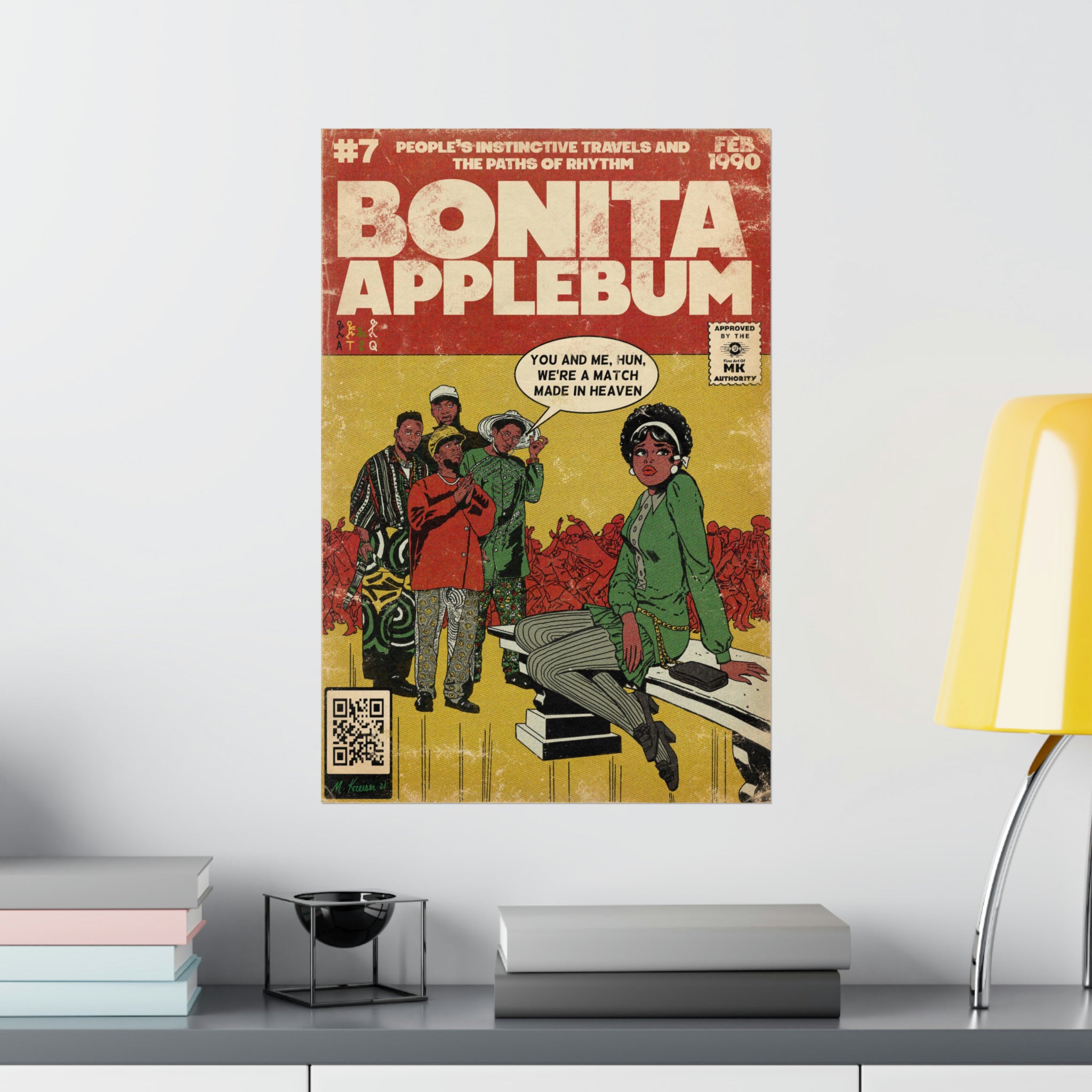 A Tribe Called Quest- Bonita Applebum- Vertical Matte Poster