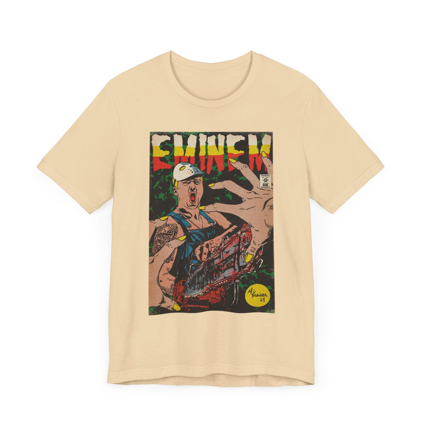 Eminem - Comic Book Art - Unisex Jersey Short Sleeve Tee