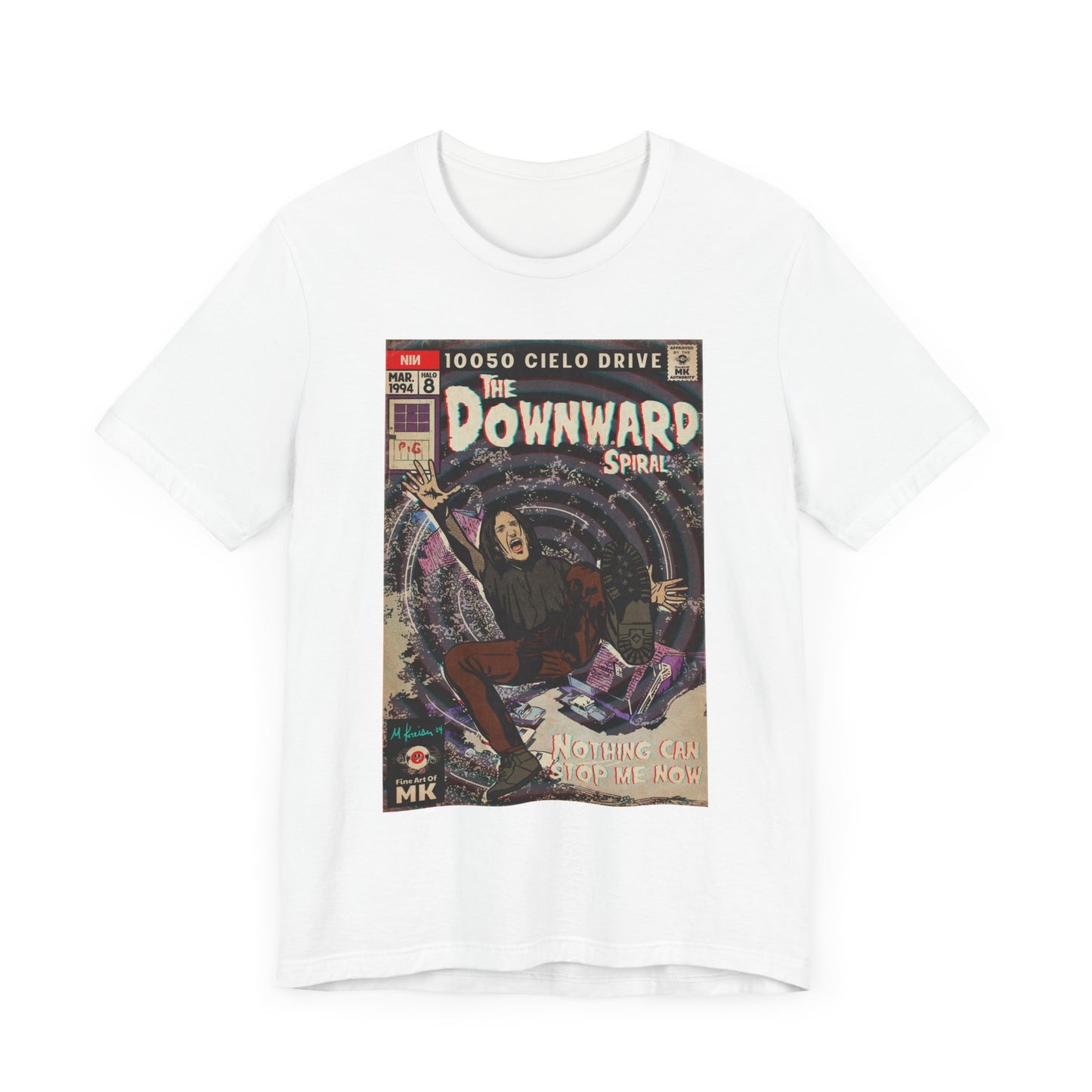 NIN - The Downward Spiral - Unisex Jersey Short Sleeve Tee