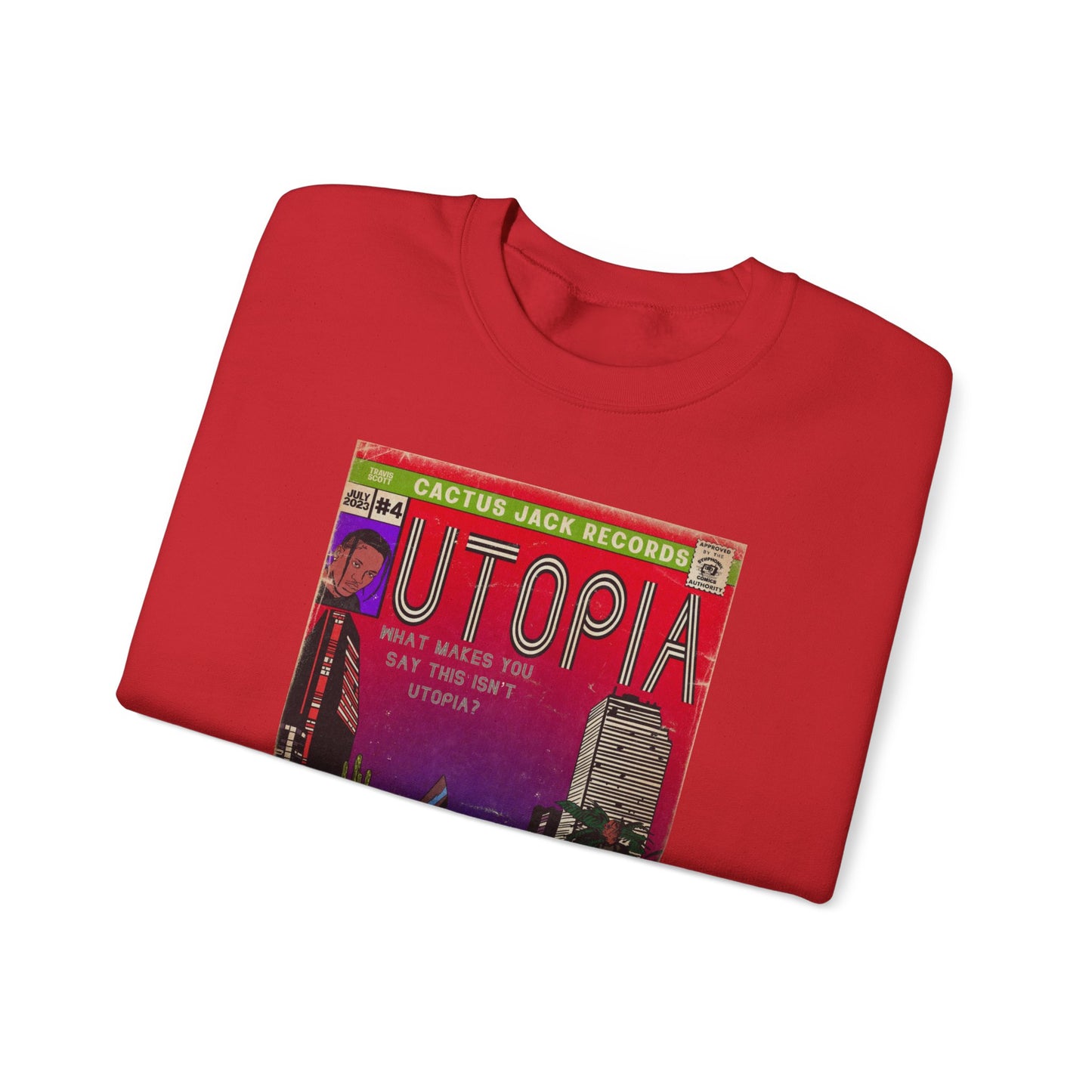 Travis Scott - Utopia - Unisex Heavy Blend™ Crewneck Sweatshirt