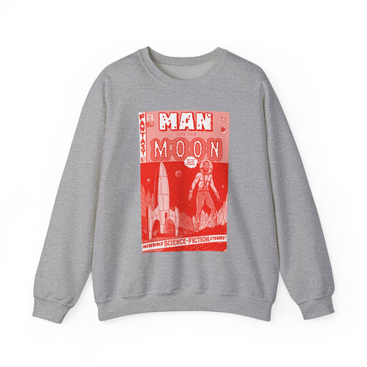 Kid Cudi - Man on the Moon - RED VARIANT - Unisex Heavy Blend™ Crewneck Sweatshirt