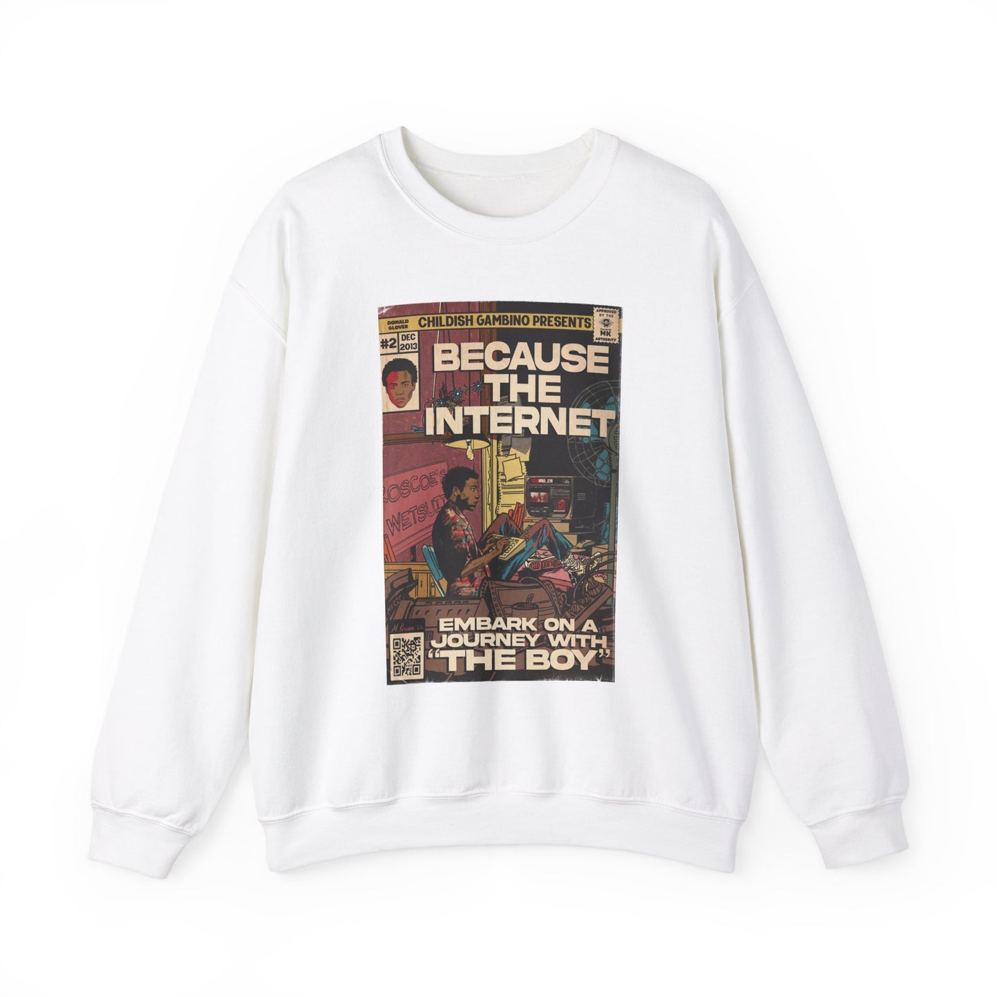 Childish Gambino- Because The Internet - Unisex Heavy Blend™ Crewneck Sweatshirt