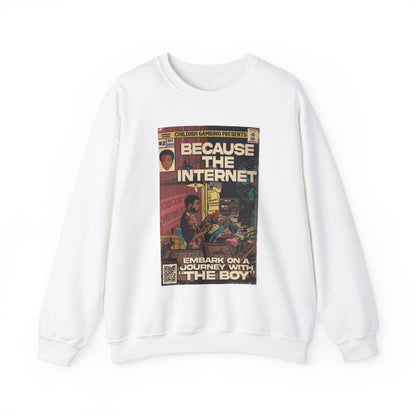 Childish Gambino- Because The Internet - Unisex Heavy Blend™ Crewneck Sweatshirt