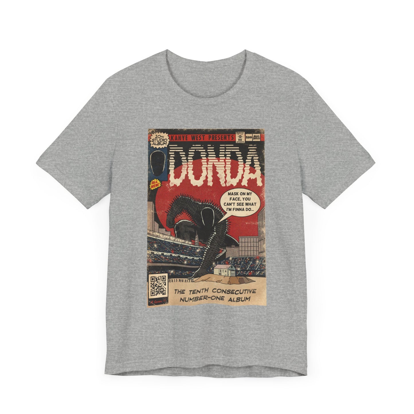 Kanye West - DONDA Comic Book Art - Unisex Jersey Short Sleeve Tee