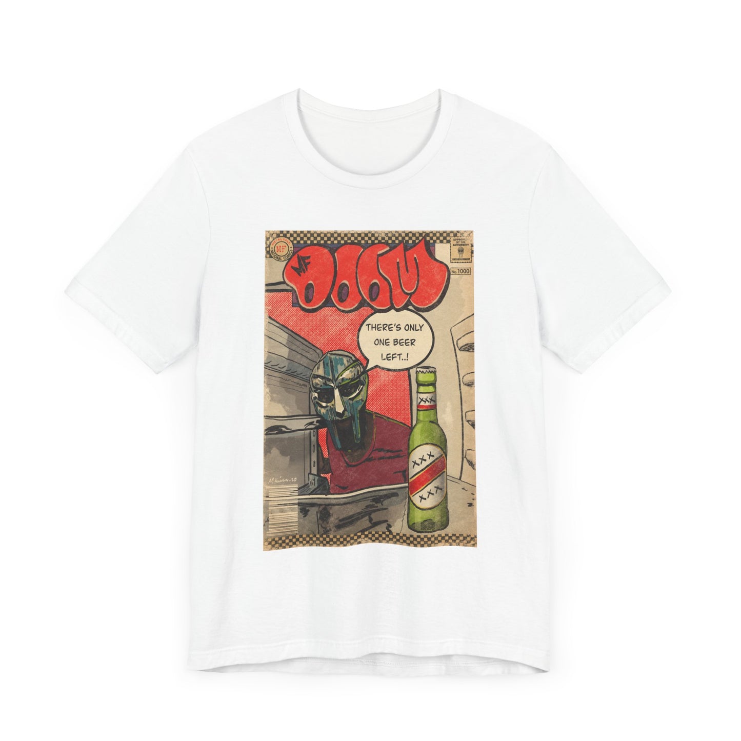 MF DOOM - One Beer- Unisex Jersey T-Shirt