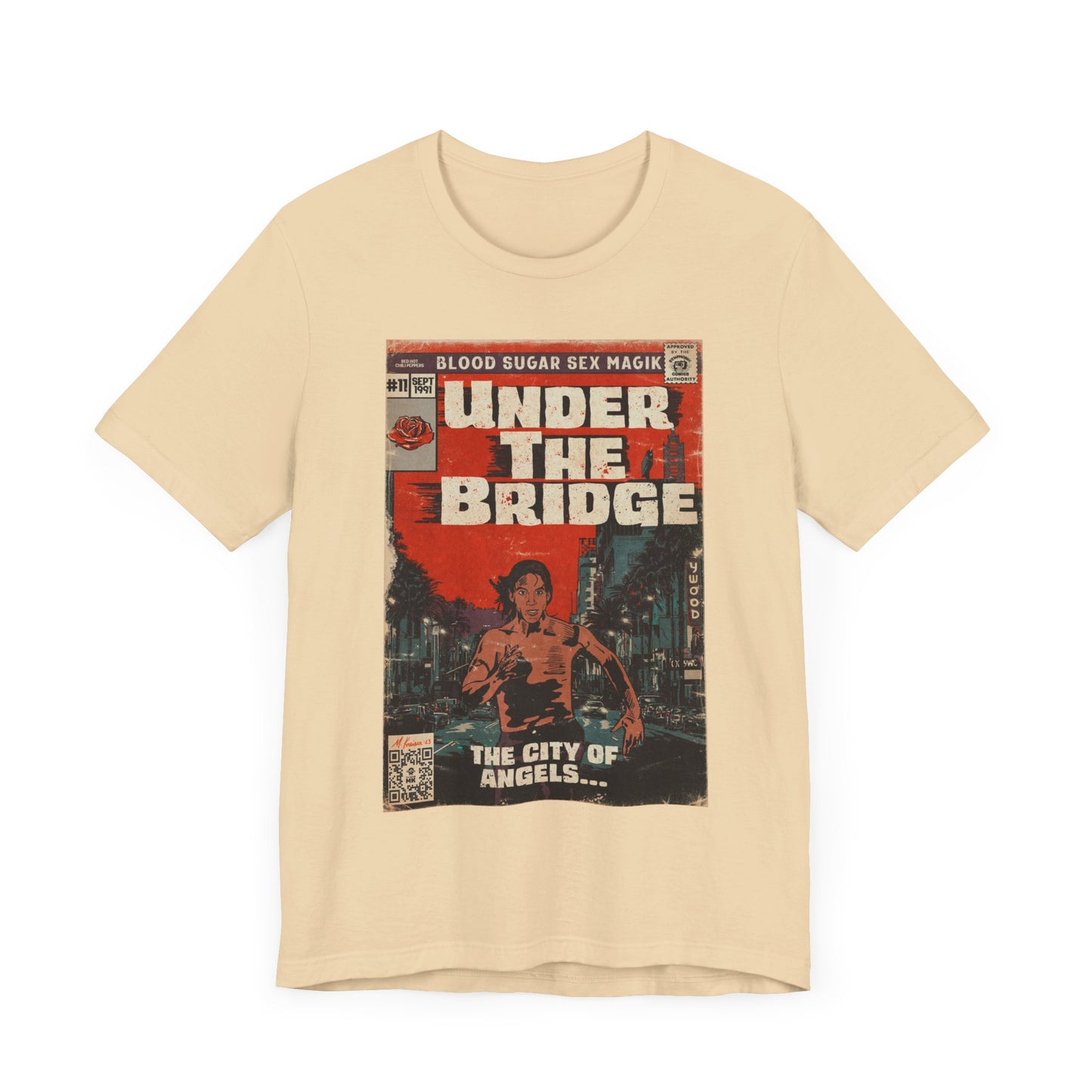 Red Hot Chili Peppers- Under The Bridge - Unisex Jersey Short Sleeve Tee