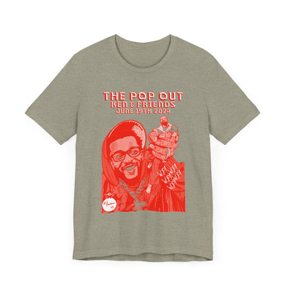 Kendrick & Friends - The Pop Out - RED VARIANT - Unisex Jersey Short Sleeve Tee