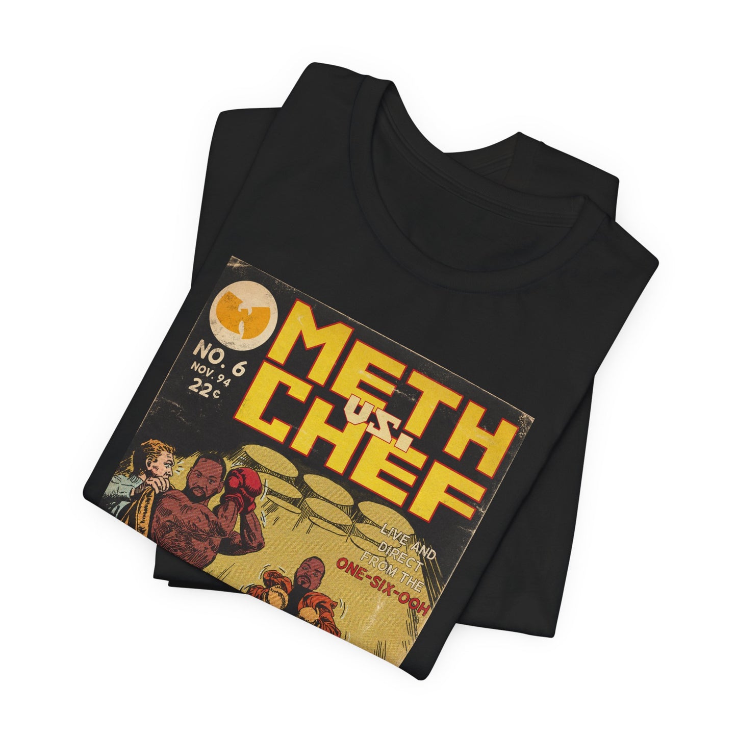 Meth vs. Chef - Wu-Tang - Unisex Jersey Short Sleeve Tee