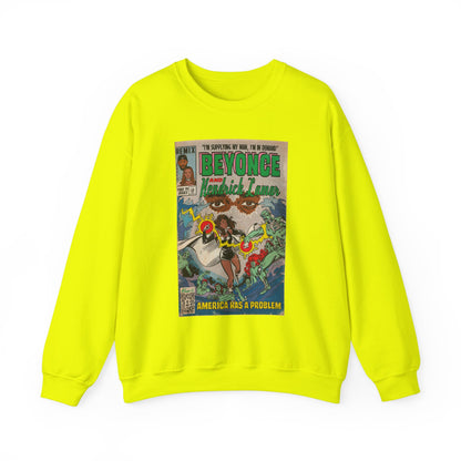 Beyoncé- America Has a Problem - Kendrick Lamar - Unisex Heavy Blend™ Crewneck Sweatshirt