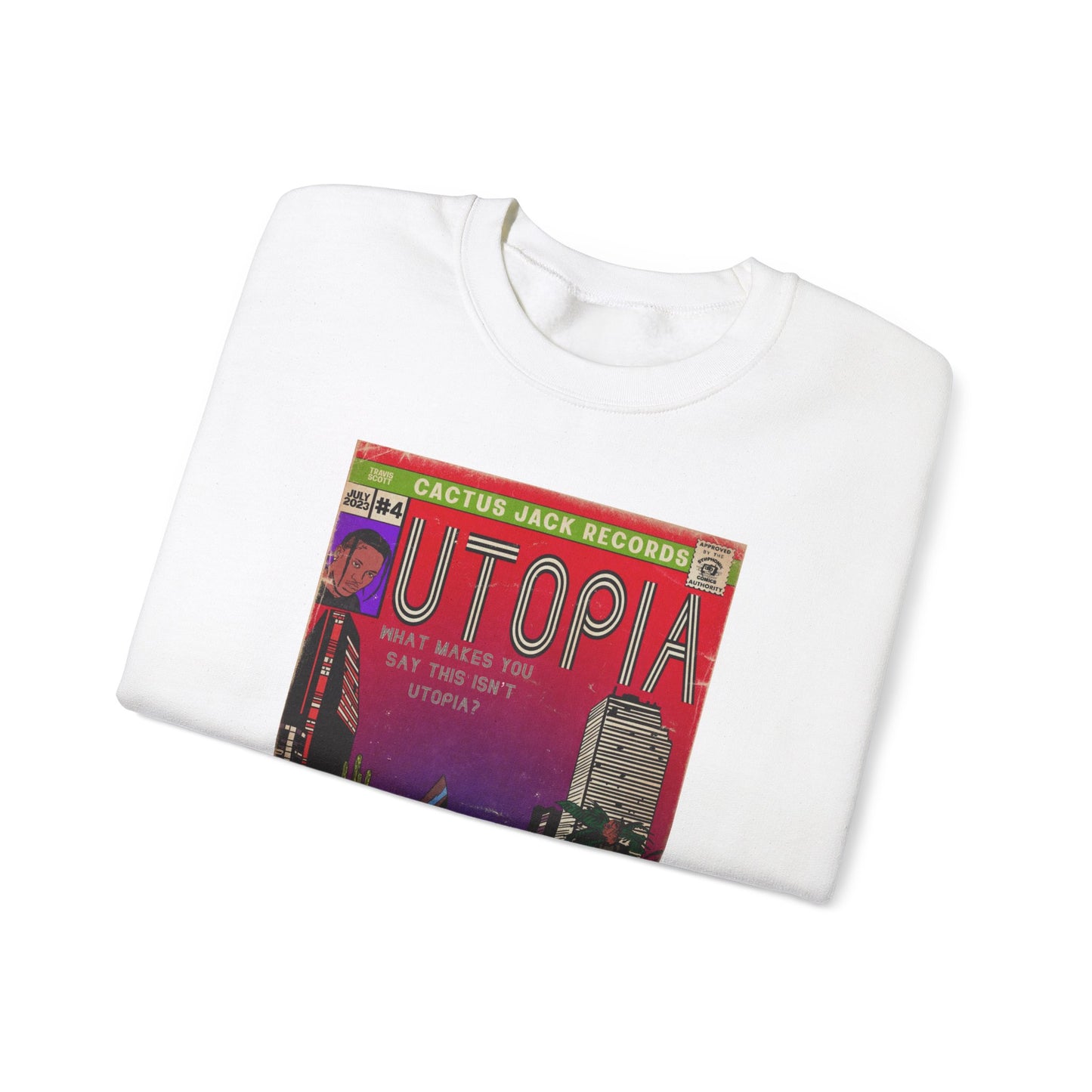 Travis Scott - Utopia - Unisex Heavy Blend™ Crewneck Sweatshirt