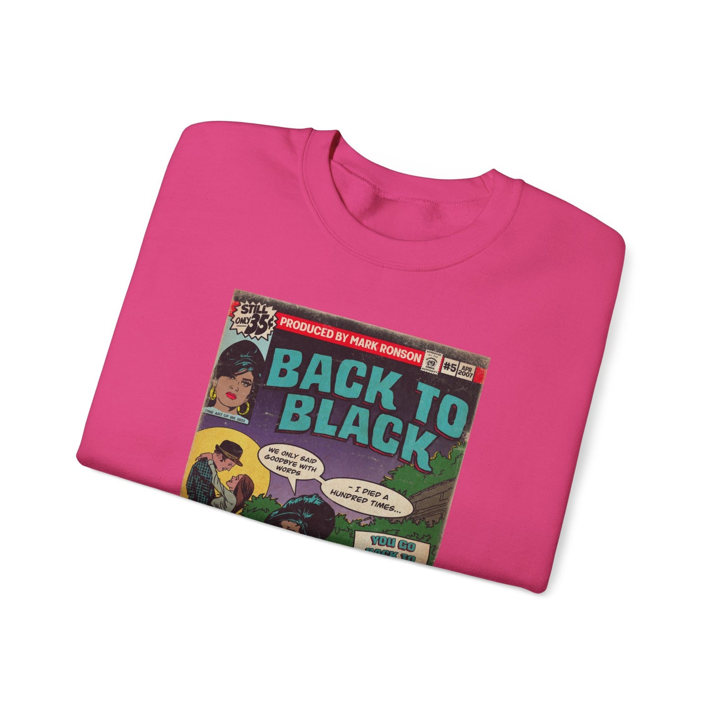 Amy Winehouse - Back to Black - Unisex Heavy Blend™ Crewneck Sweatshirt