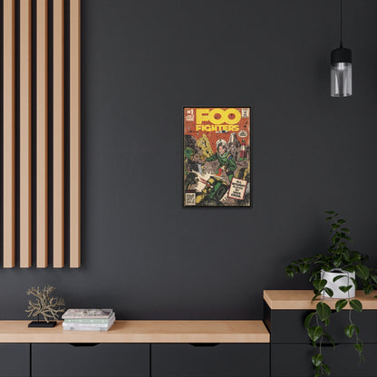 Foo Fighters - Self Titled - Gallery Canvas Wraps, Vertical Frame