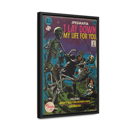 Jpegmafia - I Lay Down My Life For You - Gallery Canvas Wraps, Vertical Frame