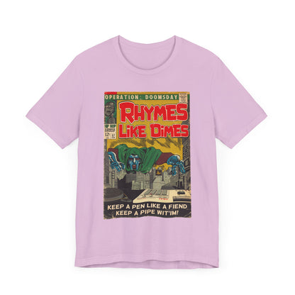 MF DOOM - Rhymes Like Dimes - Unisex Jersey Short Sleeve Tee