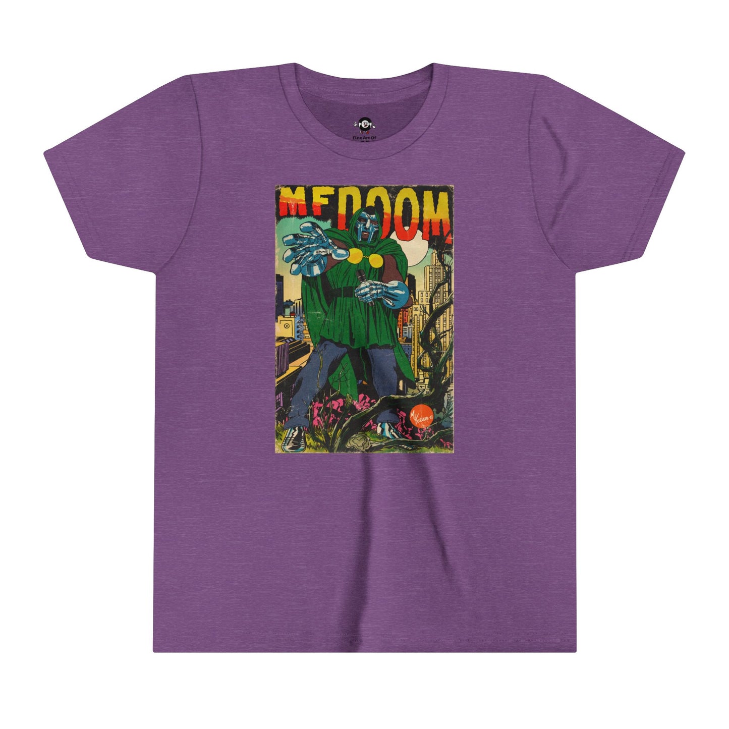 KIDS - MF DOOM - Comic Book Art - Youth Short Sleeve Tee