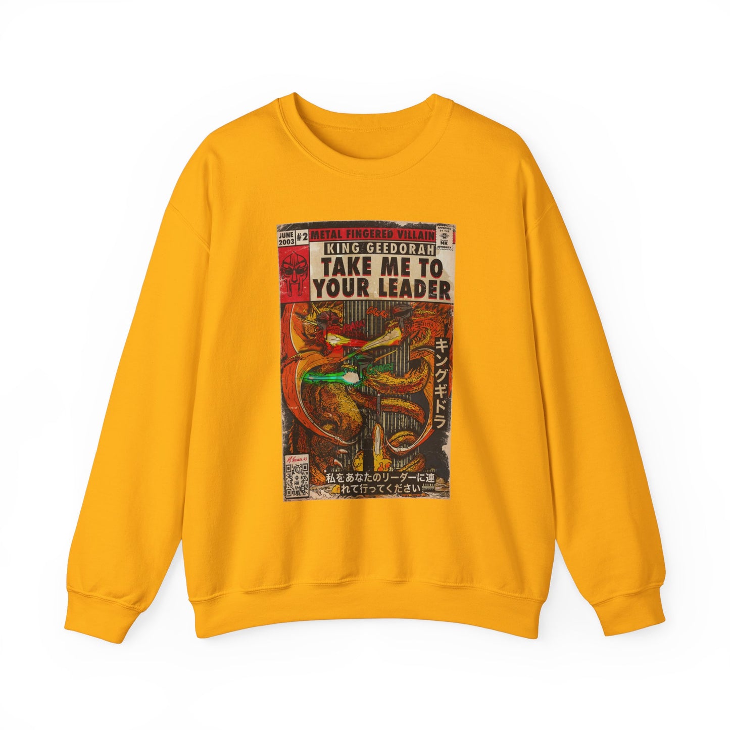 MF DOOM - King Geedorah- Take Me To Your Leader - Unisex Heavy Blend™ Crewneck Sweatshirt