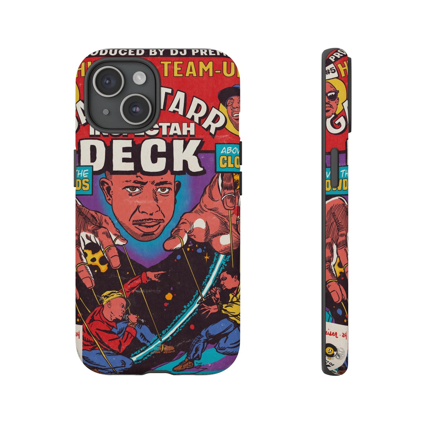 Gang Starr & Inspectah Deck - Above The Clouds - Tough Phone Cases