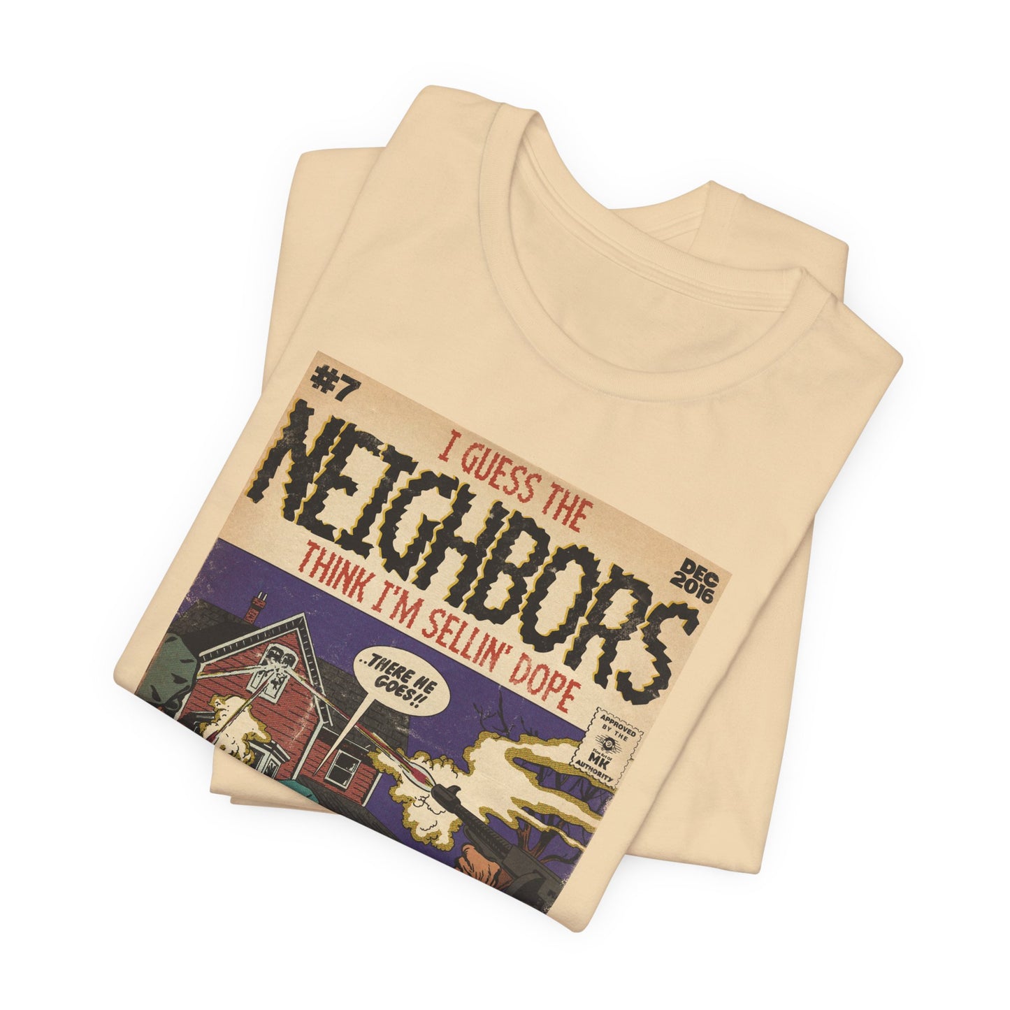 J. Cole - Neighbors - Hip Hop Comics - Unisex Jersey Short Sleeve Tee