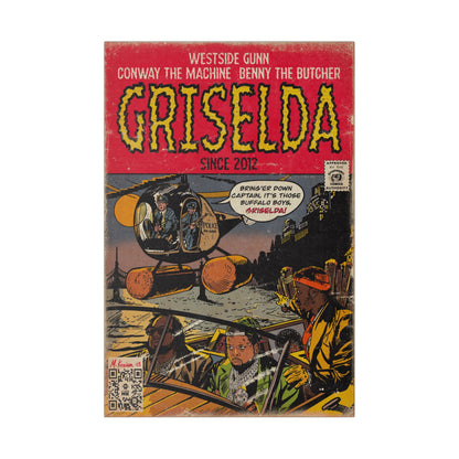 Griselda - Comic Book Art - Matte Canvas, Stretched, 0.75"