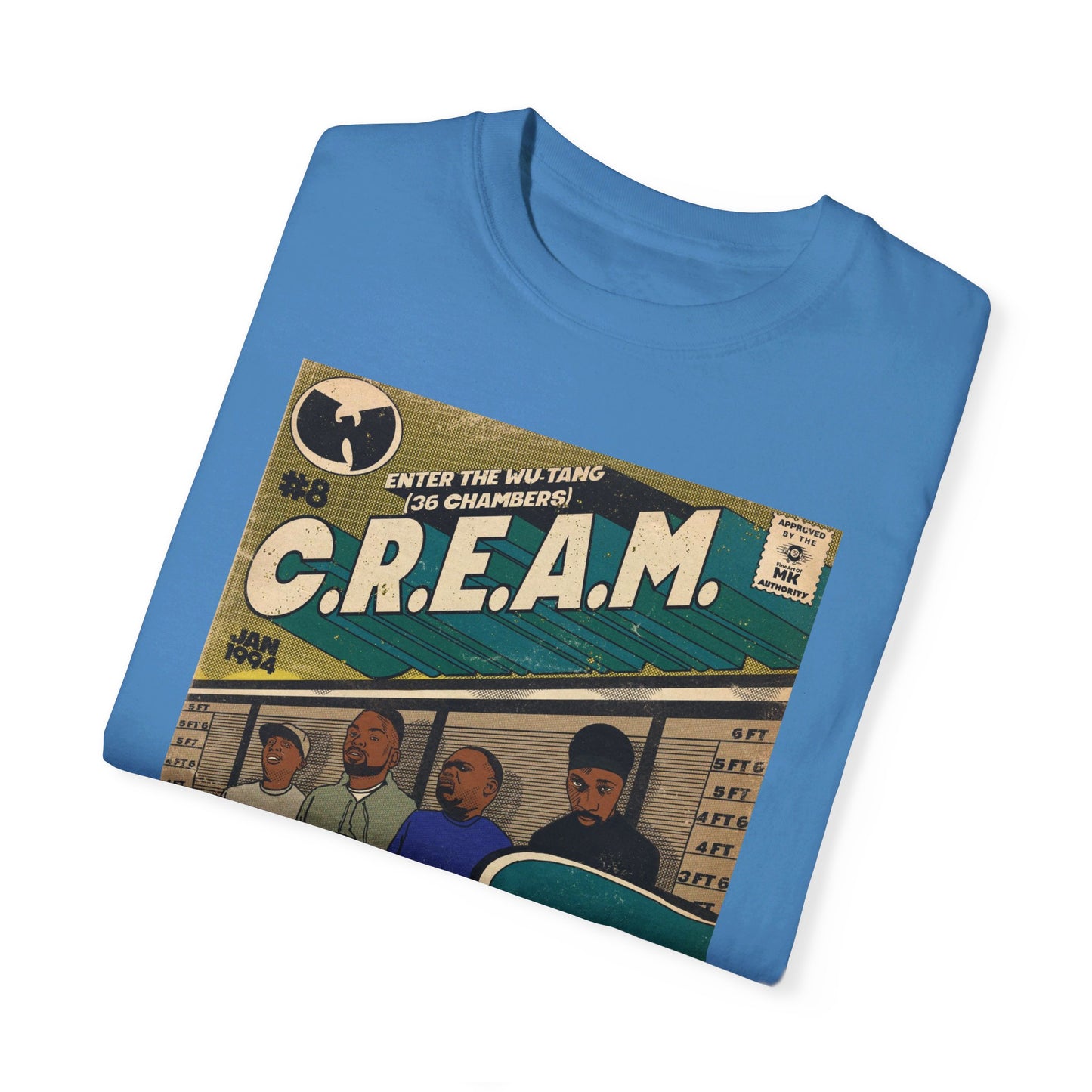 Wu-Tang Clan - C.R.E.A.M - Unisex Comfort Colors T-shirt