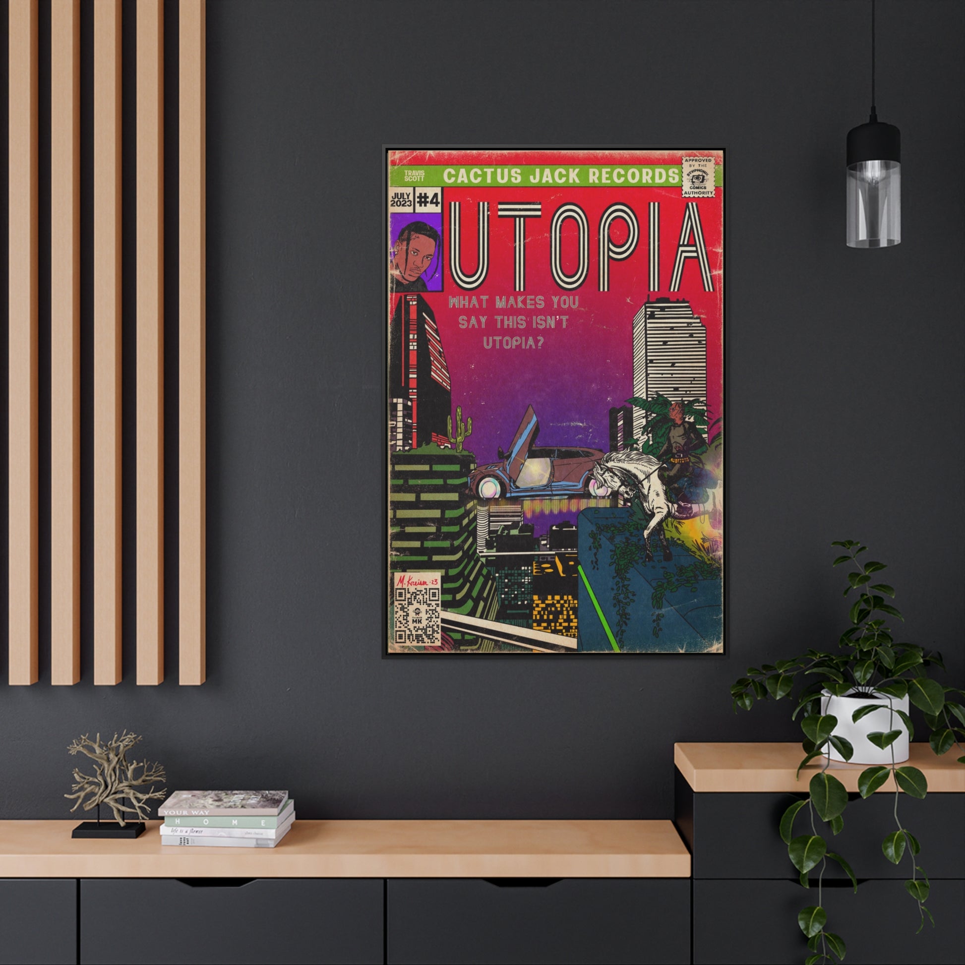 Travis Scott - Utopia Poster Print - Framed Options Available