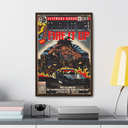 Busta Rhymes - Turn It Up/Fire It Up - Gallery Canvas Wraps, Vertical Frame