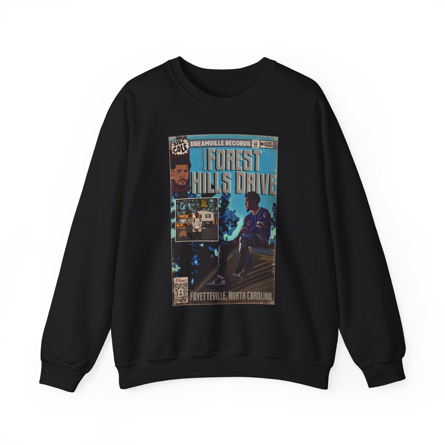 J Cole - 2014 Forest Hills Drive - Unisex Heavy Blend™ Crewneck Sweatshirt