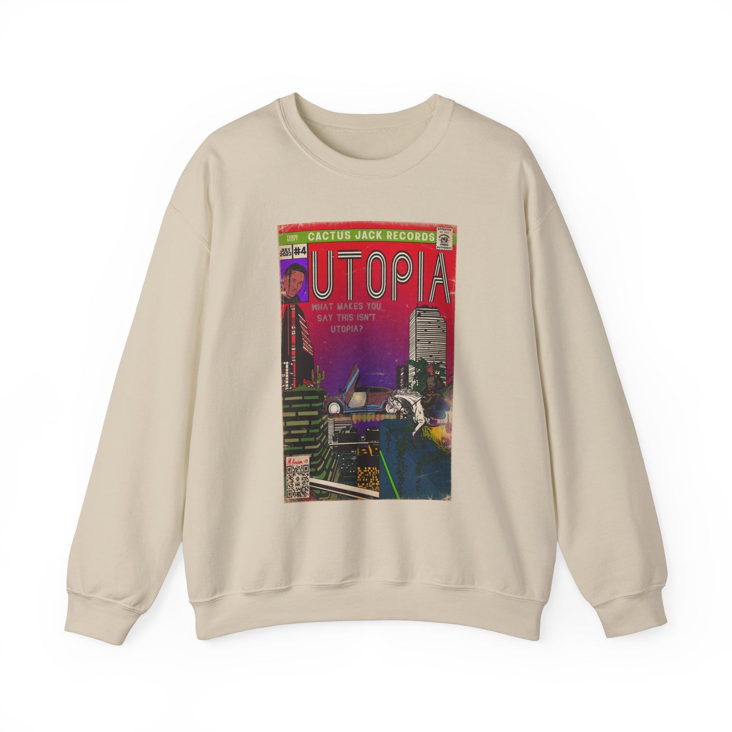 Travis Scott - Utopia - Unisex Heavy Blend™ Crewneck Sweatshirt